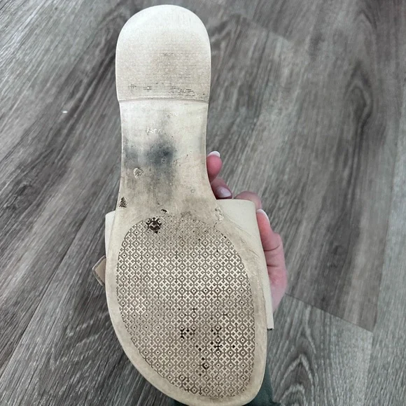 Tory Burch Melinda Slide Sandal Tan Beige 9 - Picture 9 of 9